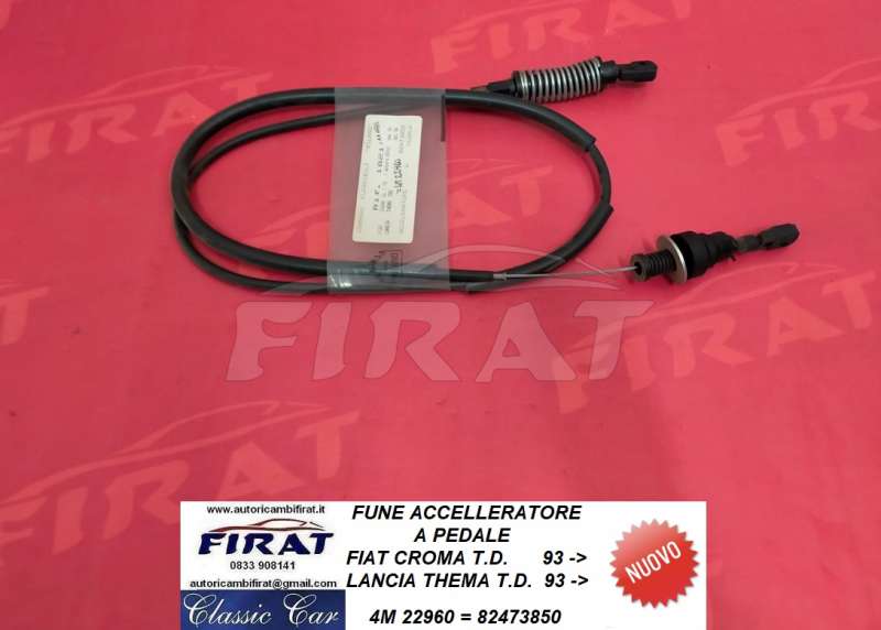 FUNE ACCELLERATORE FIAT CROMA TD - THEMA TD 93-> (22960)